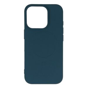 Liquid Silicone Case MagSafe for iPhone 16 Pro - Dark Blue