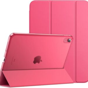 Case for iPad 10.9" 2025/2022 (11 gen) Smart Cover Case with Stand and Auto Sleep/Wake - Pink